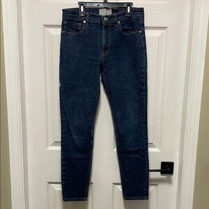 Everlane | Mid-Rise | Skinny | Stretch | Ankle | Deep Indigo | Jeans | Size 28